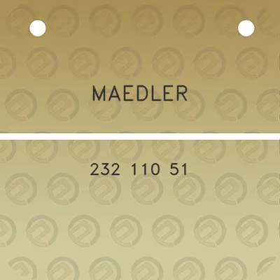 maedler-232-110-51