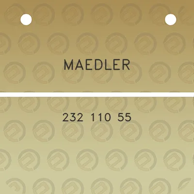 maedler-232-110-55