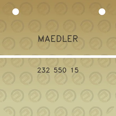 maedler-232-550-15