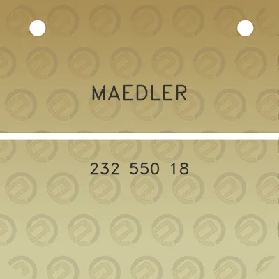 maedler-232-550-18