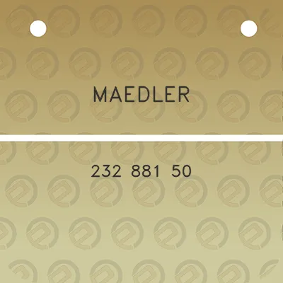 maedler-232-881-50