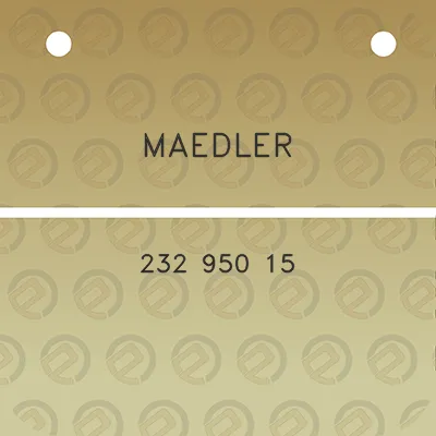 maedler-232-950-15