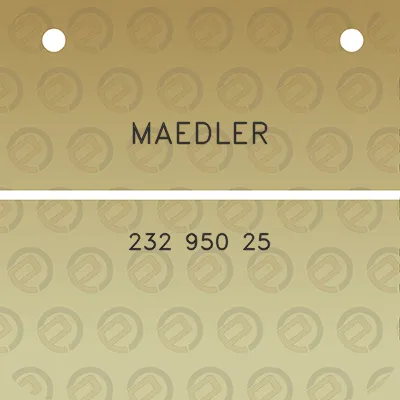 maedler-232-950-25