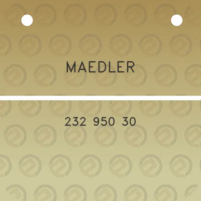 maedler-232-950-30