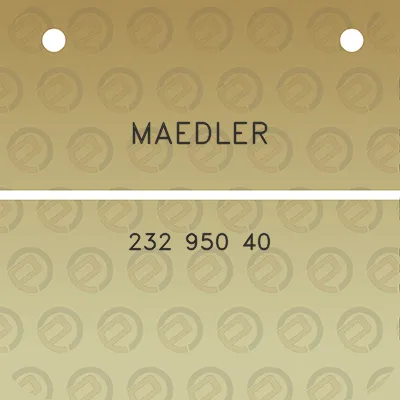 maedler-232-950-40