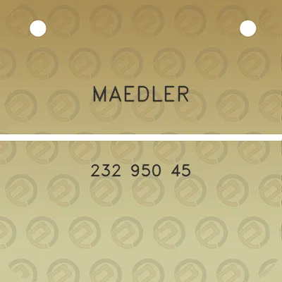 maedler-232-950-45