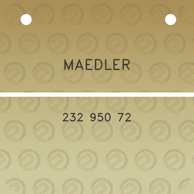 maedler-232-950-72