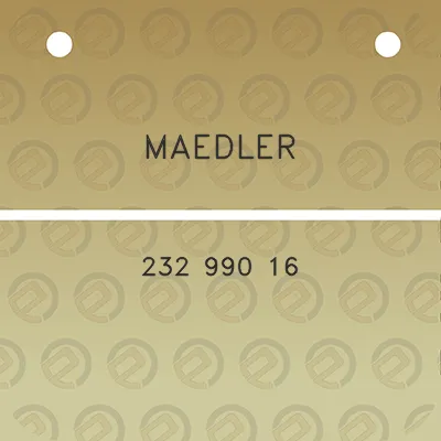 maedler-232-990-16