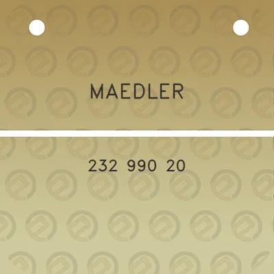 maedler-232-990-20