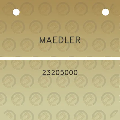 maedler-23205000