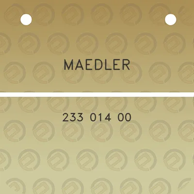 maedler-233-014-00