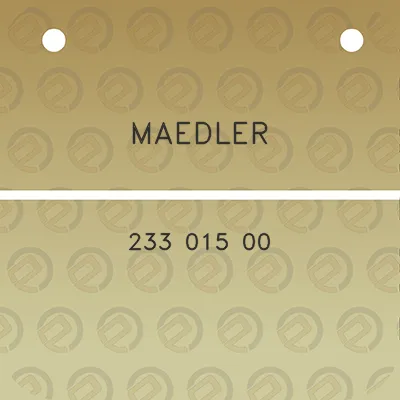 maedler-233-015-00