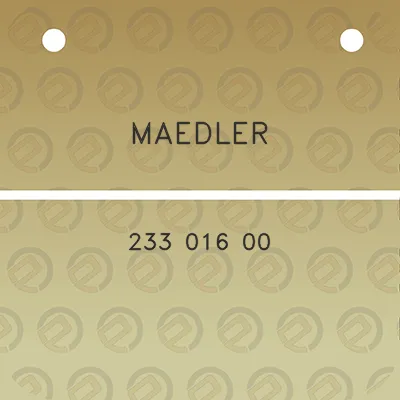 maedler-233-016-00