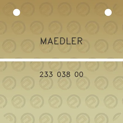 maedler-233-038-00