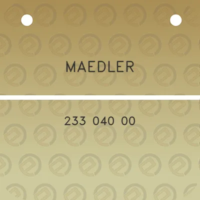 maedler-233-040-00