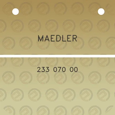 maedler-233-070-00