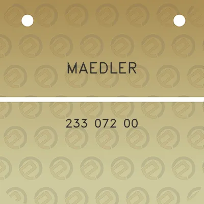 maedler-233-072-00