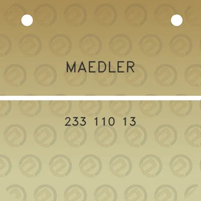 maedler-233-110-13