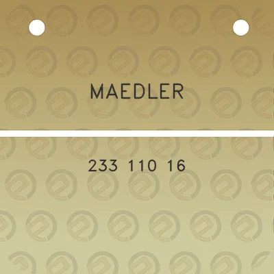 maedler-233-110-16