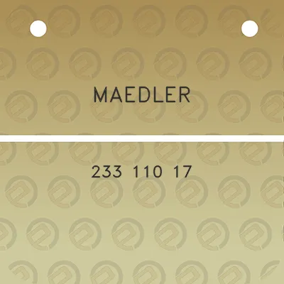 maedler-233-110-17