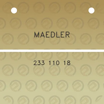 maedler-233-110-18