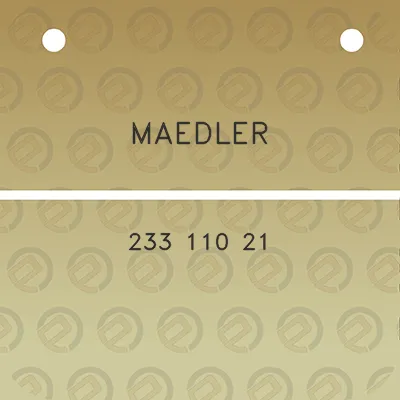 maedler-233-110-21