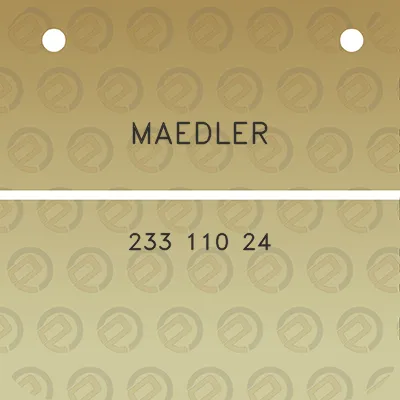 maedler-233-110-24