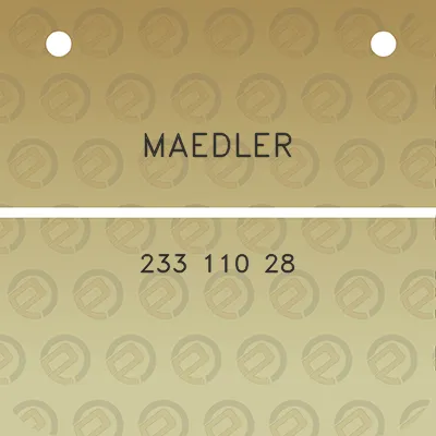 maedler-233-110-28