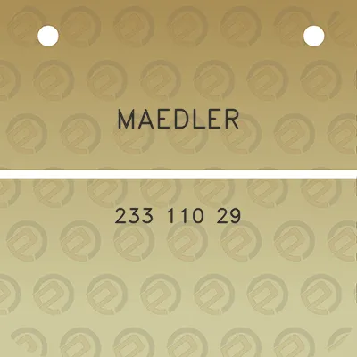 maedler-233-110-29