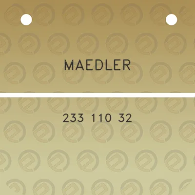 maedler-233-110-32