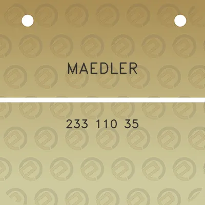 maedler-233-110-35