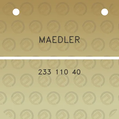 maedler-233-110-40