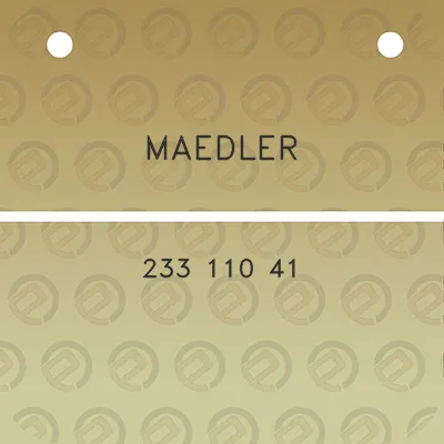 maedler-233-110-41