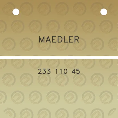 maedler-233-110-45