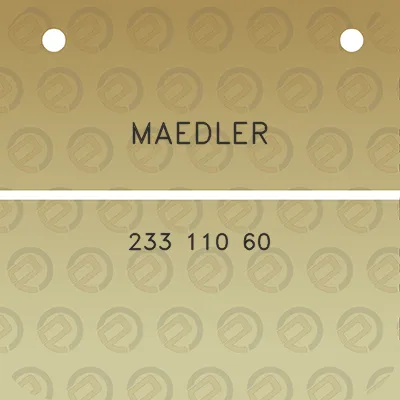 maedler-233-110-60