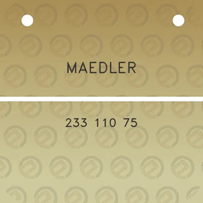 maedler-233-110-75