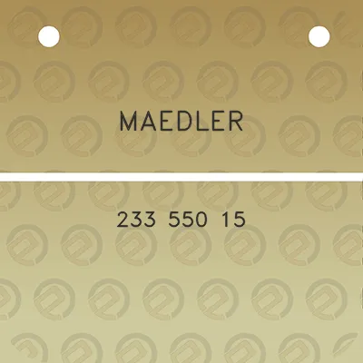 maedler-233-550-15