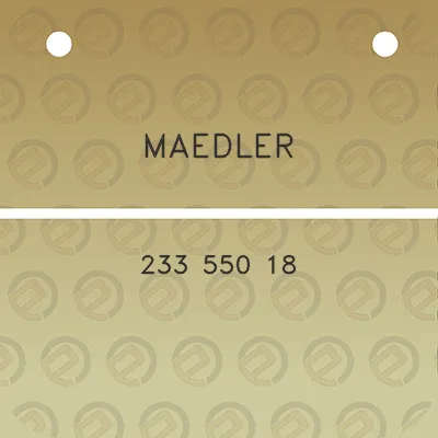 maedler-233-550-18