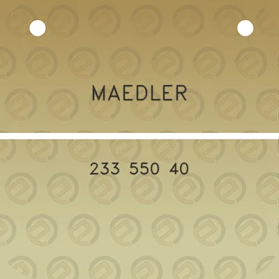 maedler-233-550-40