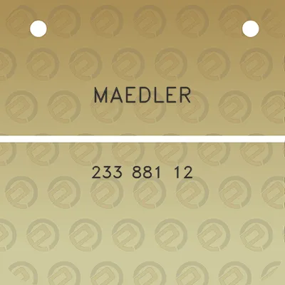 maedler-233-881-12