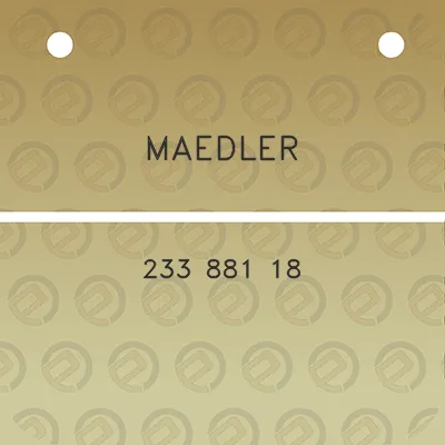 maedler-233-881-18