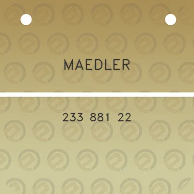 maedler-233-881-22