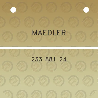 maedler-233-881-24