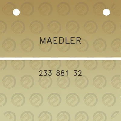 maedler-233-881-32