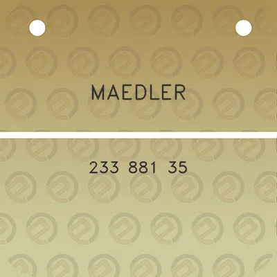 maedler-233-881-35