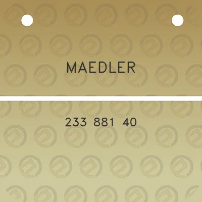 maedler-233-881-40