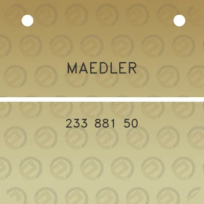 maedler-233-881-50