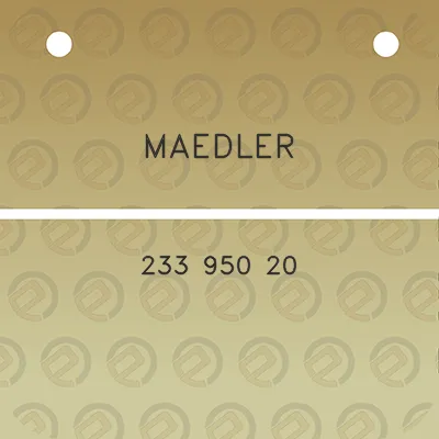 maedler-233-950-20