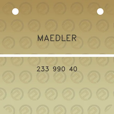 maedler-233-990-40