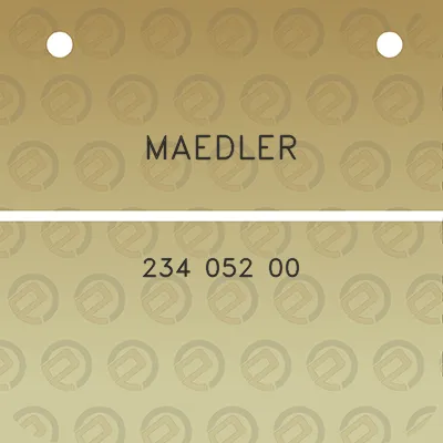 maedler-234-052-00